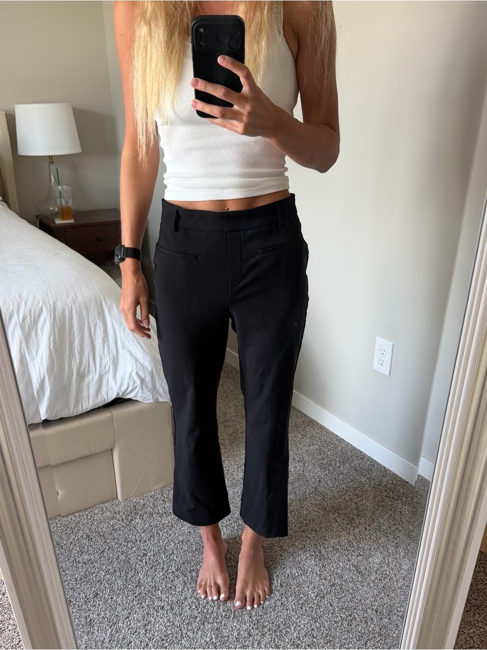 Rachel Zoe Black Cropped Pants